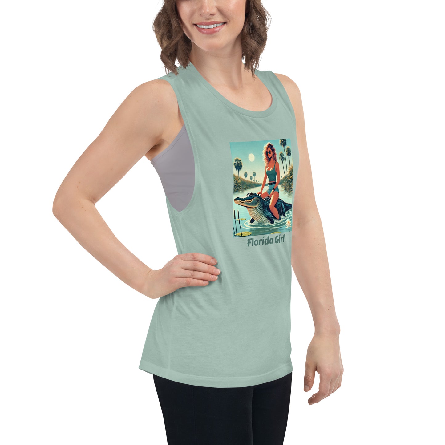 Florida Girl Ladies’ Muscle Tank