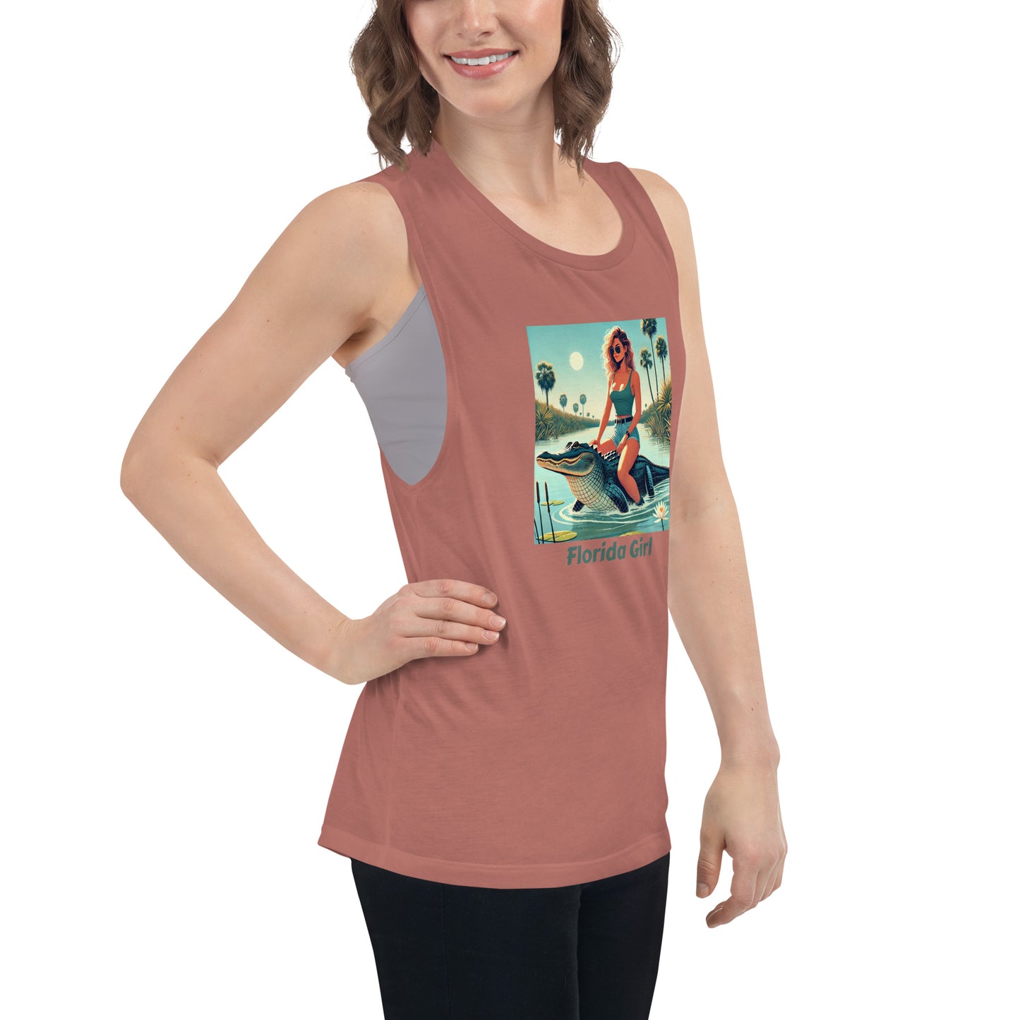 Florida Girl Ladies’ Muscle Tank