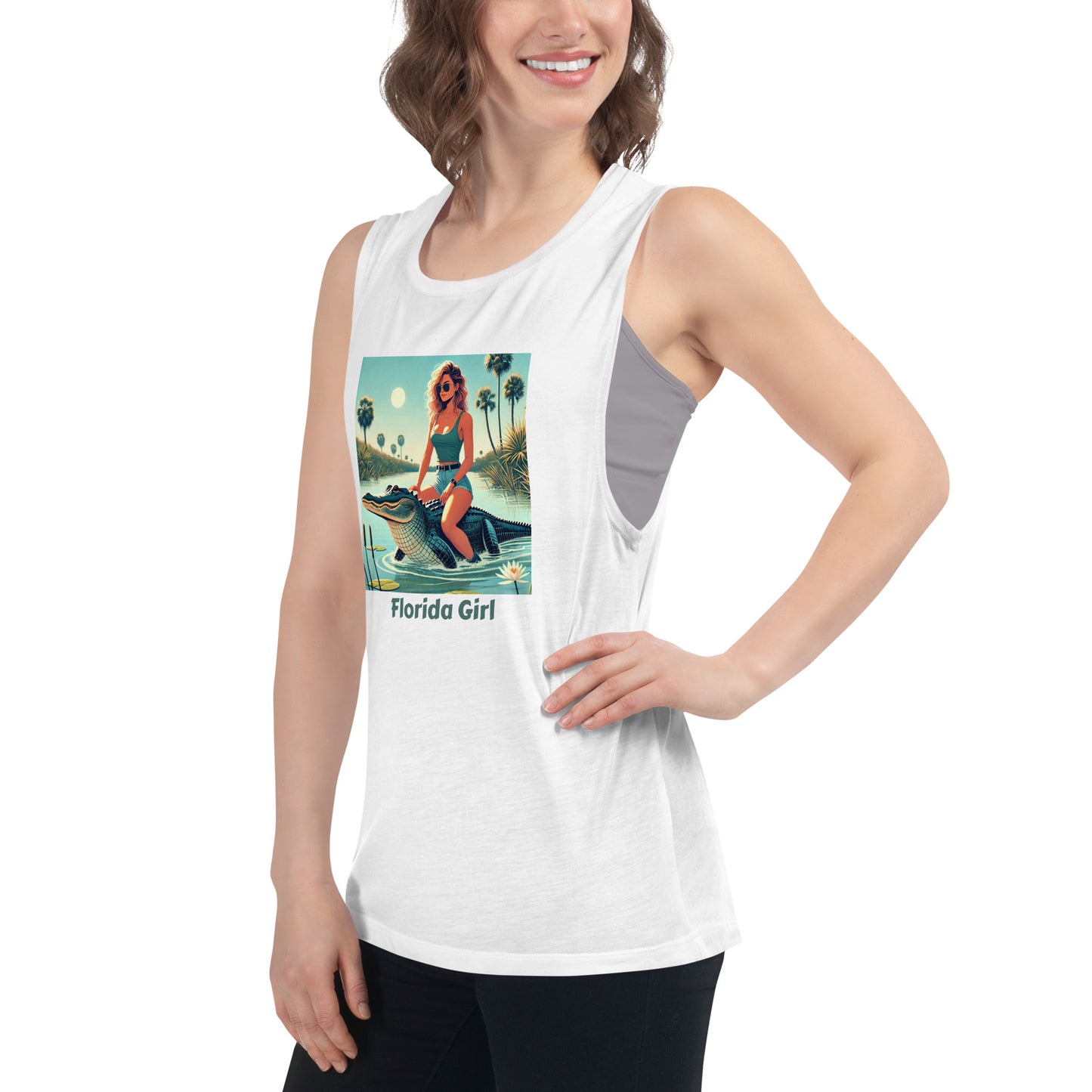 Florida Girl Ladies’ Muscle Tank