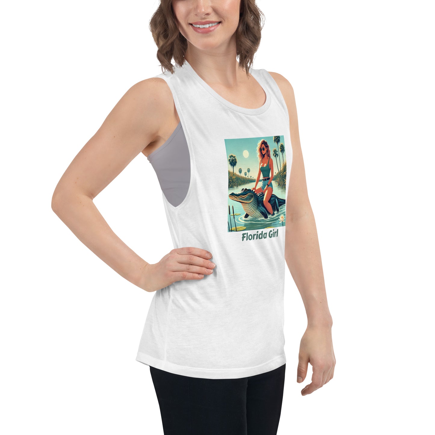 Florida Girl Ladies’ Muscle Tank