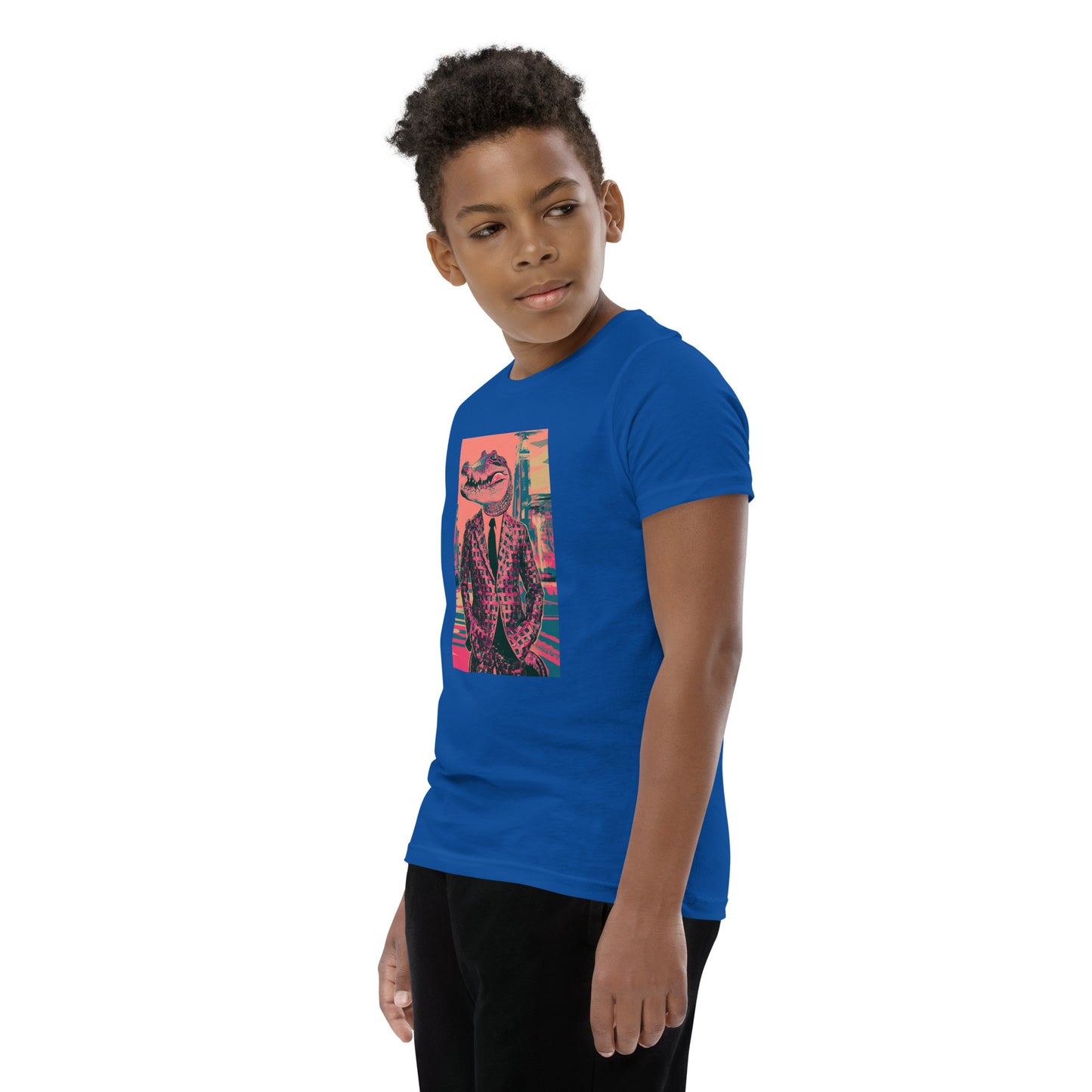 Pink Pop Art Gator Youth T-Shirt